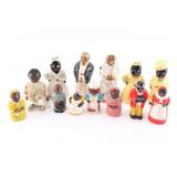 Lot of Black Americana Salt and Pepper Shakers
