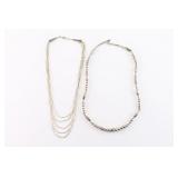 Lot of (2) Beaded Necklaces