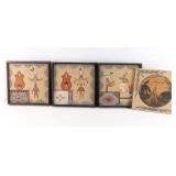 Lot of 4 Indian Sand Paintings