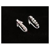 Pair of Ladies Diamond Earrings