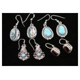 Lot of 4  Earrings