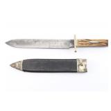 Large Spear Point Bowie Knife
