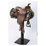Fancy Hollywood Saddlery Show Saddle.