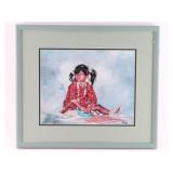 Penni Anne Cross Lithograph.