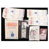 Lindbergh Memorabilia Lot.