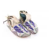 Beaded Plains Indian Moccasin's