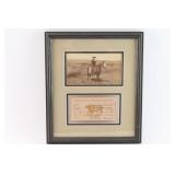 Cattle Ranch Photo and Check