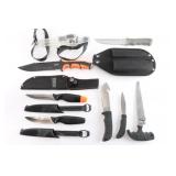 Lot of 6 Fixed Blade Knives