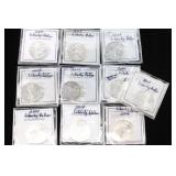 Lot of 10 Walking Liberty Silver Dollars