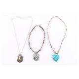 Lot of 3 Navajo Necklaces