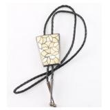 Navajo Mother of Pearl Bolo Tie