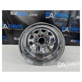 Real 15X8 IMCA Premium D-Lite Chrome Wheels 2-OFF