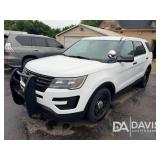 2017 FORD EXPLORER POLICE VEHICLE