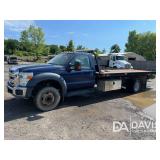 2012 FORD F550 ROLL BACK, V10 GAS