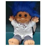 Blue Hair Doctor Troll 11'