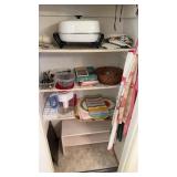 Kitchen closet lot, that includes some