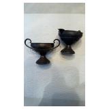 Sterling silver 925 creamer and sugar bowl