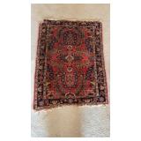 Small antique Persian carpet fragment, small mat