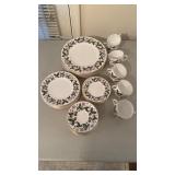 50 piece Wedgewood China set Strawberry Hill,