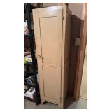Antique storage cabinet, 6 feet tall, chimney