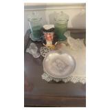 Group lot with the Toby mug, two small aluminum