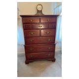 Vintage 6 drawer Cherry tall dresser, by Kenlea