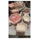 5 pieces of pink red transfer wear, includes a