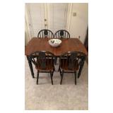 Rectangular kitchen table with 4 matching chairs