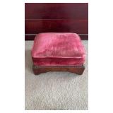 Small Antique 1870s footstool , measures 8 inches