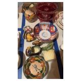 Group lot that includes turkey, salt, and