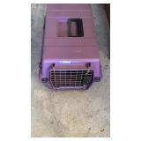 Small purple animal carrier, for a very small,