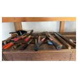 Garage group lot that includes four hedge,