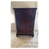 Small antique six drawer dresser, with the