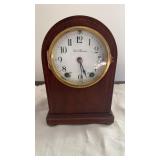 Antique Seth Thomas table clock, Fruit Wood