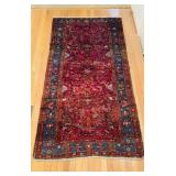 Antique Persian carpet rug with intricate design,
