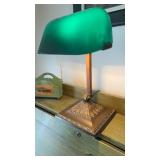 Antique 1916 library desk lamp,HG manufacturing,