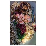 Collection of costume, necklaces, beaded