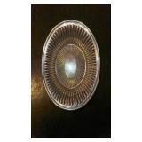 Sterling silver 925 ribbed bowl, measures 6