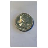 1962 Franklin US silver half dollar clean proof
