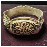 Antique Persian sterling silver bracelet,