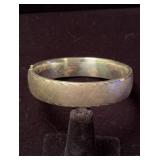 Antique solid sterling silver 925 cuff bracelet,
