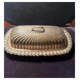 Antiques Sterling silver 925 covered butter dish,