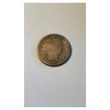 19 08SUS silver quarter dollar, liberty bust,