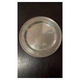 Large sterling silver 925 tray, hallmarked on the