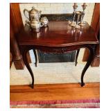 Antique handcarved side table, beautifully carved