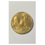 1931 Lord Cornwallis surrender token, Coin gold