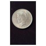 1922 US peace 1 silver dollar coin