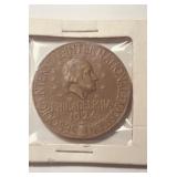 1926 George Washington,  bronze, medallion token,