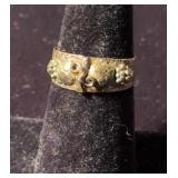 Antique Black Hill gold ring, with grapes and