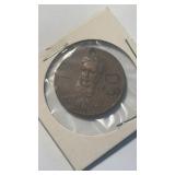 1902 Kossuth Lajos Copper token Coin, 1802 to